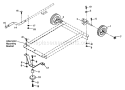 Part Location Diagram of 44625A Generac OBS AXLE ASM